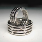 Custom Designed Wedding Rings- Diamonds