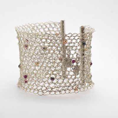 Crochet, Garnet, Pearls