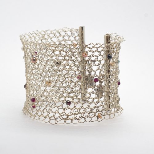 Crochet, Garnet, Pearls