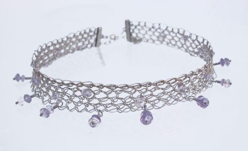 Choker Necklace, Amethyst