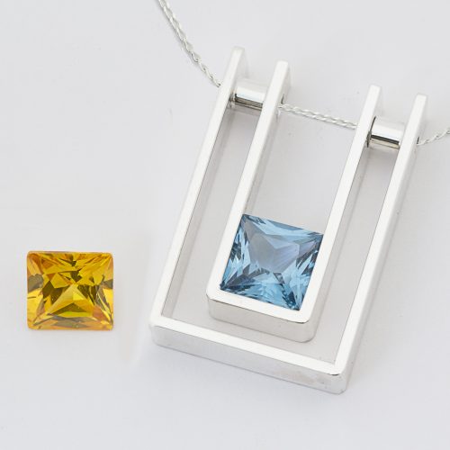 Convertible  Yellow & Blue CZ