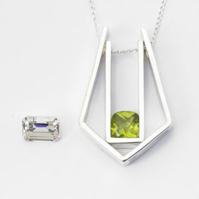 Convertible Peridot & Pink Q